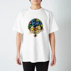 Colorful fam Earthのアース君 スタンダードTシャツ