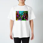 Ａ’ｚｗｏｒｋＳの宇宙人類皆兄弟 HORIZONTAL Regular Fit T-Shirt