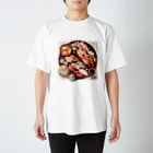 AQUAMETAVERSEの寿司 Marsa 106 スタンダードTシャツ