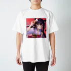 癒しのあるオリジナルグッズ販売所の美少女二次元イラストグッズ スタンダードTシャツ