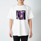 nukojiroの猫耳系女子 スタンダードTシャツ