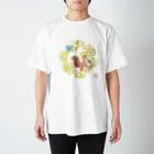 月の隠れ家のミモザリース Regular Fit T-Shirt