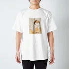 aoiaoiのうたた寝男子 Regular Fit T-Shirt