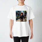 nono_0703の旅するサル Regular Fit T-Shirt