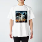 みんとの恐竜vsロボット Regular Fit T-Shirt