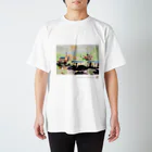 ひたちアートプロジェクト　Hitachi Art Projectの第9回公募展　空と緑は、いつも街を見守っている Regular Fit T-Shirt