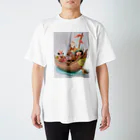 AQUAMETAVERSEの気の合う友と航海　なでしこ1478 スタンダードTシャツ