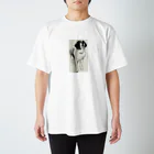 パグとミニブタの母のセントバーナード Regular Fit T-Shirt