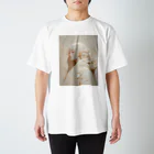 AQUAMETAVERSEの美しい女性の彫刻　　なでしこ1478 Regular Fit T-Shirt