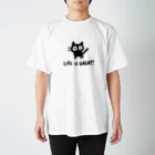 Super_BluemoonのLife is Great !　素晴らしき人生2 スタンダードTシャツ