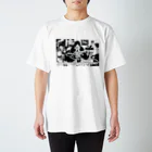 Robin LindströmのAll HP are temporary b&w スタンダードTシャツ