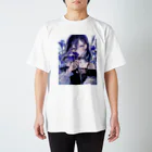 AQUAMETAVERSEの花菖蒲の優美な香り　BLUE PLUM  691 スタンダードTシャツ