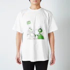 他人行儀な山の神のまぜろ！緑 スタンダードTシャツ