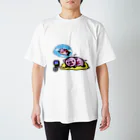 ぴぐすたのゲームでぐっすりだぶー スタンダードTシャツ