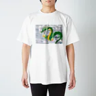 Daria tanakaの龍神&雲 Regular Fit T-Shirt