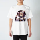 yos-1292583のねこニコばん Regular Fit T-Shirt