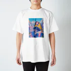 Kazuya Satoの東京スカイラインの静寂：ポップな東京 スタンダードTシャツ