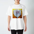 ζWalker/Shiunの切り絵「Restriction」 Regular Fit T-Shirt