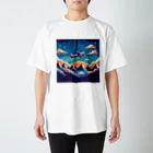 Just Uniqueのピクセルサンセット Regular Fit T-Shirt