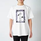 🎼:ステラプレイス三省堂ハンカチ展出展中H076 yueの猫波文庫 티셔츠