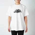 poodle_PDのウルフ Tシャツ Regular Fit T-Shirt