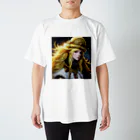 Sawadadaの黄色ともふもふ Regular Fit T-Shirt