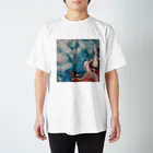 R-mayの鮮やかなマーブル Regular Fit T-Shirt