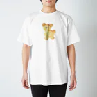 はしゃいでろクアッカワラビーのヤギさんのクッキー(いぬ) Regular Fit T-Shirt