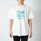 仙台弁こけしのSENDAIBEN KOKESHI（ターコイズブルー） Regular Fit T-Shirt