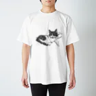 もちけらのにんまり 猫ちゃん。 Regular Fit T-Shirt