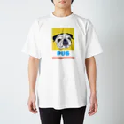 しっぽとたけさんのうる目のパグさん Regular Fit T-Shirt