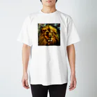 russell russellの神々しいライオン Regular Fit T-Shirt
