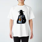 鴉番組公式SHOPのカラスチャンネルオリジナルデザインカラス スタンダードTシャツ