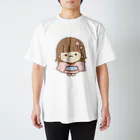 ちっちゃいめいちゃんのちーちーショップのちっちゃいめいちゃん＿サクラ浴衣 Regular Fit T-Shirt