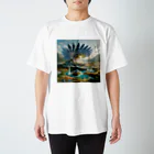 Korosukenariの異世界の風景が現実と未来を繋ぐ スタンダードTシャツ