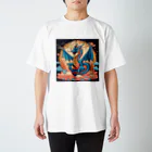 the blue seasonの昇華する守護龍 Regular Fit T-Shirt