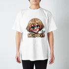 Kusareshiroの金髪ショートカット眼鏡美少女ちゃん Regular Fit T-Shirt