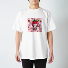 旅猫王子れぉにゃん👑😼公式(レイラ・ゆーし。)のいちご☆旅猫王子れぉにゃん Regular Fit T-Shirt
