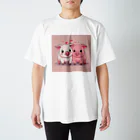 🐽ブヒブヒ🐽の子豚ちゃんのかわいいグッズ Regular Fit T-Shirt