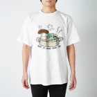 uni987のお鍋の中のえりんぎさん スタンダードTシャツ