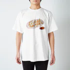 トコロコムギのニンニクたっぷり餃子にゃんこ Regular Fit T-Shirt