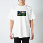 felicita の夕焼けの風景 Regular Fit T-Shirt