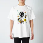 ヤグタウンSHOPのTHE ハッピデザインヤグタウンT（🔲） Regular Fit T-Shirt