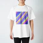 rollのストライプ　斜め スタンダードTシャツ