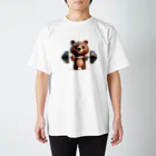 AKIRAの筋トレくまちゃん Regular Fit T-Shirt