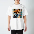 KAPPA TRAVEL GOの柴犬の幾何学 Regular Fit T-Shirt