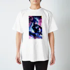 DRILLERのサイバーパンク　2次元美少女 Regular Fit T-Shirt