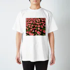 pio-japanのピンクtulip スタンダードTシャツ