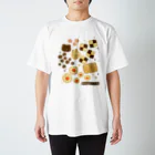 ひだまりのくまのkongari cafe Regular Fit T-Shirt