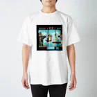 suke3kaku3のカワウソがゲームの世界に飛び込んだ！ スタンダードTシャツ